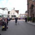Italian Cars and a Royal Proclamation, Eye, Suffolk - 11th September 2022, Another view past the town hall
