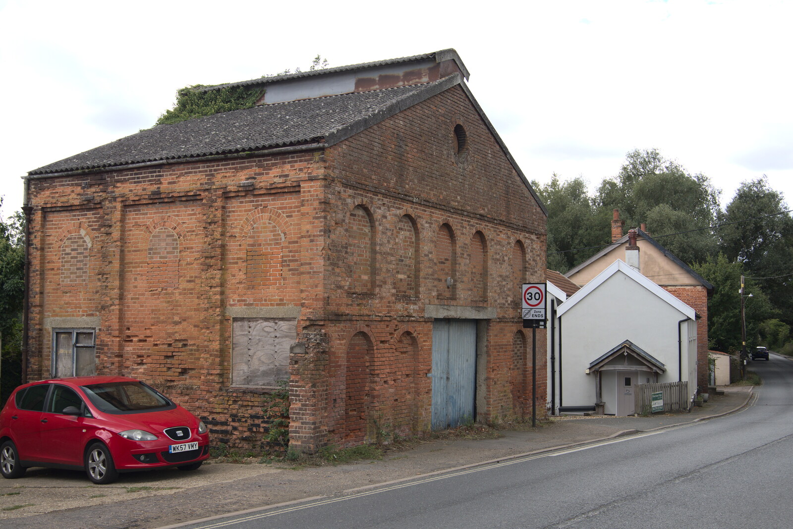 A Heritage Open Day, Eye, Suffolk - 18th September 2022: The old gasworks on Magdalen Street
