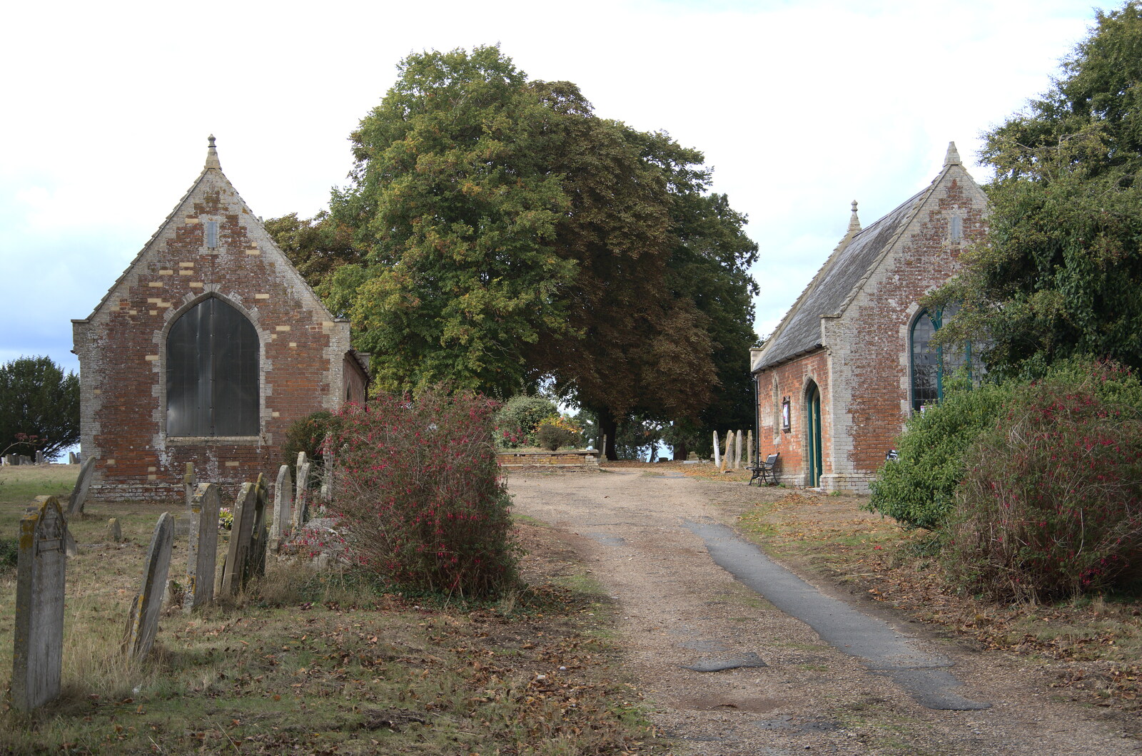 A Heritage Open Day, Eye, Suffolk - 18th September 2022: The twin chapels of Eye Cemetary