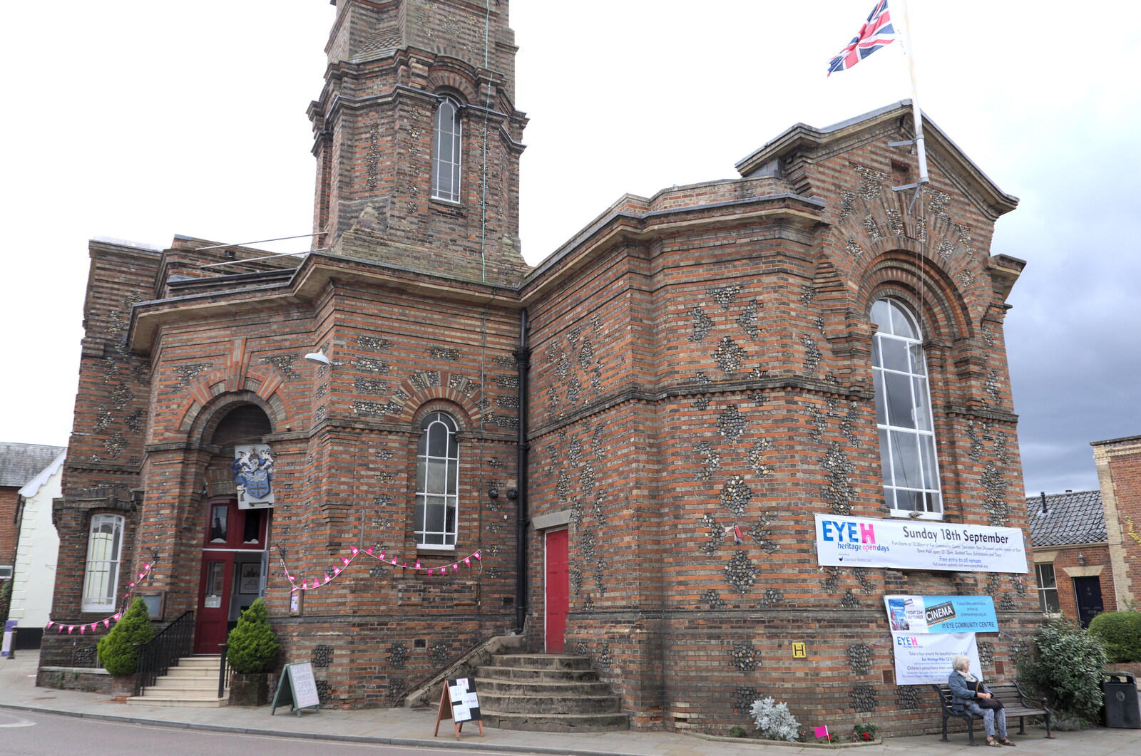 A Heritage Open Day, Eye, Suffolk - 18th September 2022: The Victorian town hall in Eye