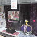 A Heritage Open Day, Eye, Suffolk - 18th September 2022, The fabric shop has a crown as a memorial