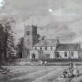 An 1860s engraving of St. Margaret of Antioch, Thrandeston History, and Scouts Duck Race, Eye, Suffolk - 24th September 2022