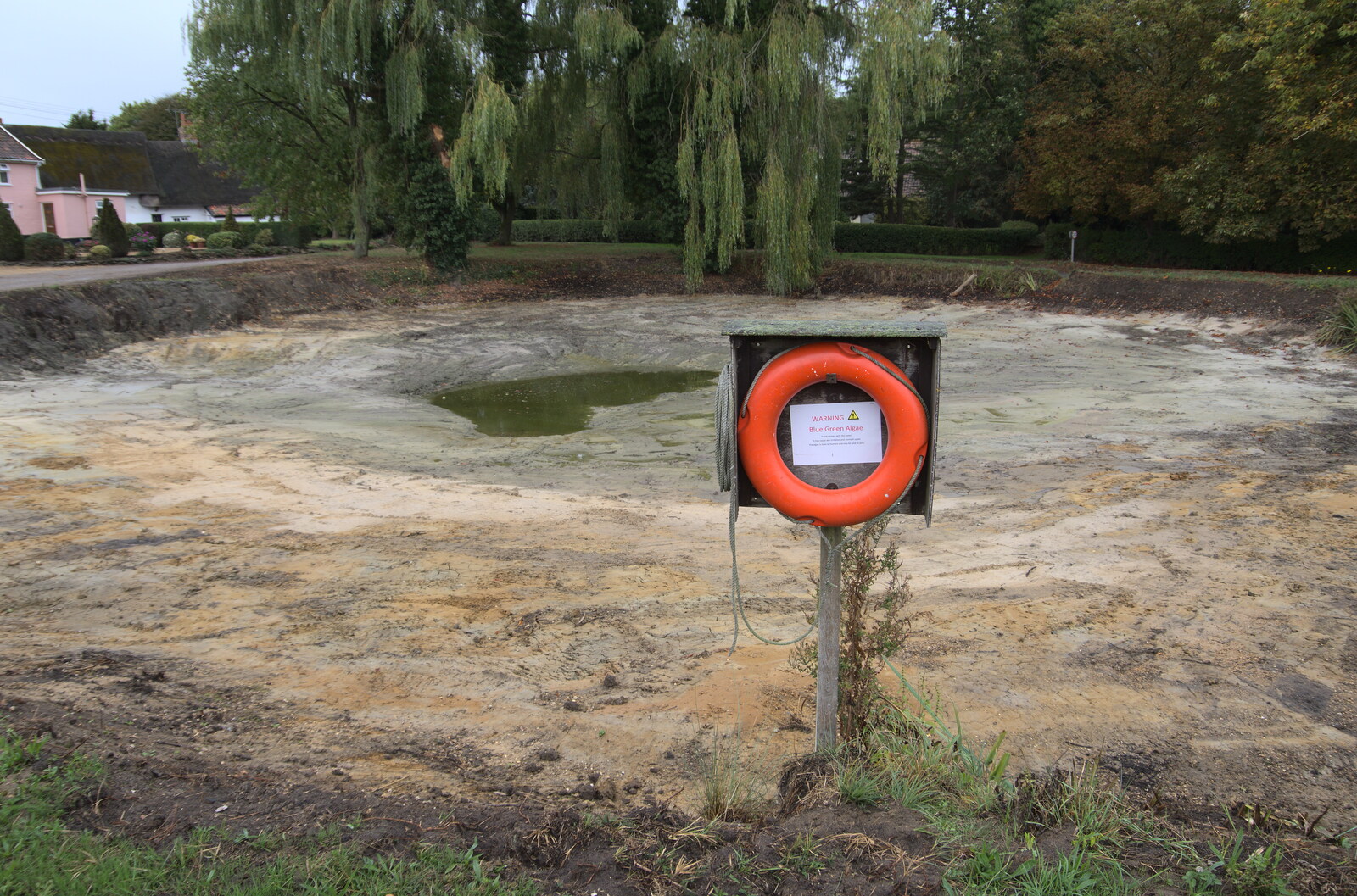 The pond life-belt is now somewhat redundant from Thrandeston History, and Scouts Duck Race, Eye, Suffolk - 24th September 2022