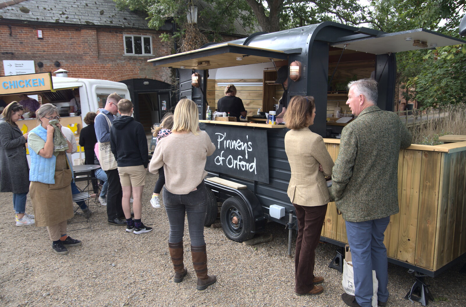 Pinney's of Orford has a food van on the go from The Aldeburgh Food Festival, Snape Maltings, Suffolk - 25th September 2022