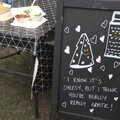 An amusing, if cheesy, sign, The Aldeburgh Food Festival, Snape Maltings, Suffolk - 25th September 2022