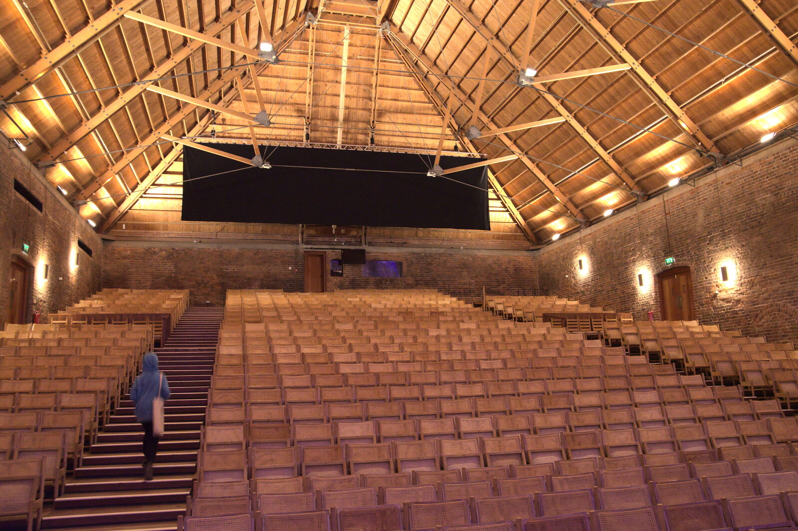 We explore the impressive performance hall from The Aldeburgh Food Festival, Snape Maltings, Suffolk - 25th September 2022