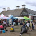 Food stalls by Snape Maltings, The Aldeburgh Food Festival, Snape Maltings, Suffolk - 25th September 2022