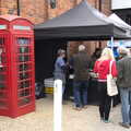 A K6 phone box at Snape Maltings, The Aldeburgh Food Festival, Snape Maltings, Suffolk - 25th September 2022