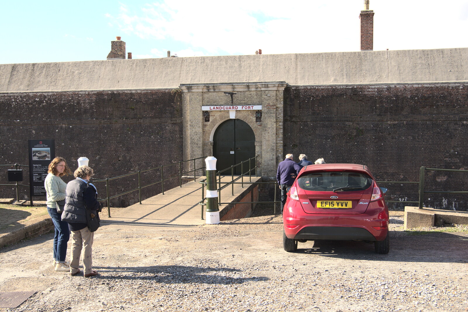 A Postcard from Felixstowe, Suffolk - 5th October 2022: Landguard Fort is annoyingly closed for the day