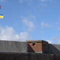 Flags fly over the fort, A Postcard from Felixstowe, Suffolk - 5th October 2022
