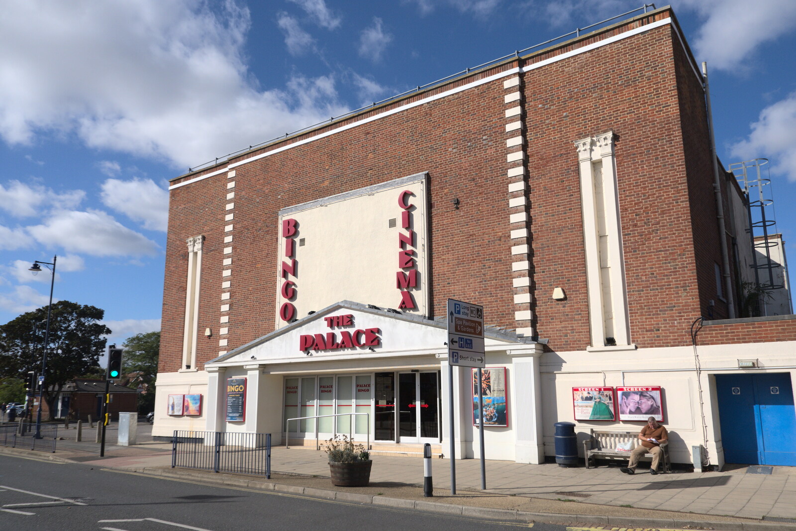 A Postcard from Felixstowe, Suffolk - 5th October 2022: The old-school Palace Cinema and bingo