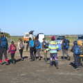 Harry's pack head off into Walberswick, Harry's Scout Hike, Walberswick and Dunwich, Suffolk - 9th October 2022