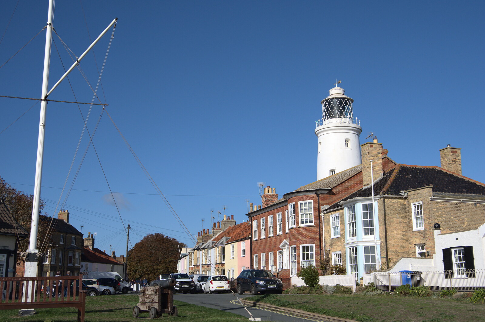 Harry's Scout Hike, Walberswick and Dunwich, Suffolk - 9th October 2022: St. James Green is looking colourful