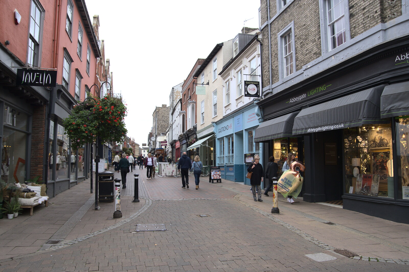 Abbeygate Street in Bury from St. Edmundsbury Cathedral, Bury St. Edmunds, Suffolk - 14th October 2022