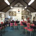 Inside the Gislingham Band Hut, A Few Hours at Alton Water, Stutton, Suffolk - 22nd October 2022