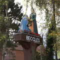 The Beccles town sign, An Afternoon in Beccles, Suffolk - 26th October 2022
