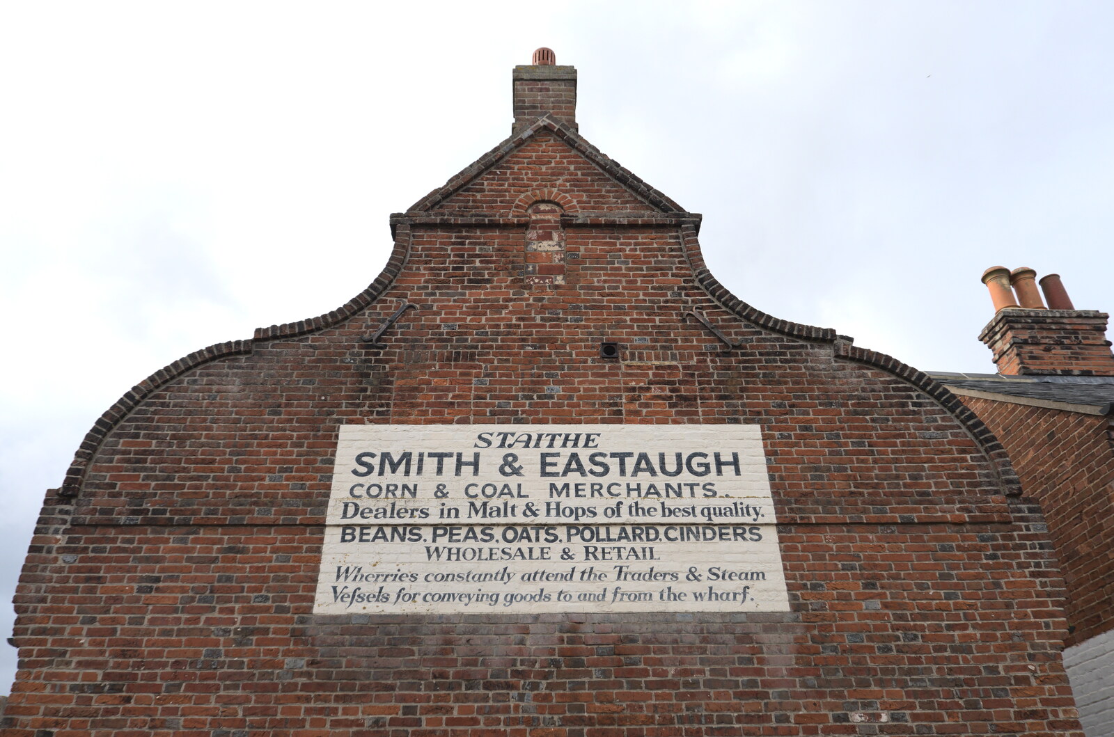 An Afternoon in Beccles, Suffolk - 26th October 2022: A nice repro sign for Smith and Eastaugh