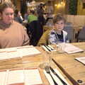 Isobel and Harry in Dough & Co, Pizza and Pasta in Bury St. Edmunds, Suffolk - 30th October 2022