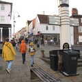 We head off back up Abbeygate, Pizza and Pasta in Bury St. Edmunds, Suffolk - 30th October 2022