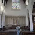 Isobel looks around in St. Mary's, A Postcard from Bungay, Suffolk - 2nd November 2022