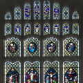 Simple stained glass windows, A Postcard from Bungay, Suffolk - 2nd November 2022