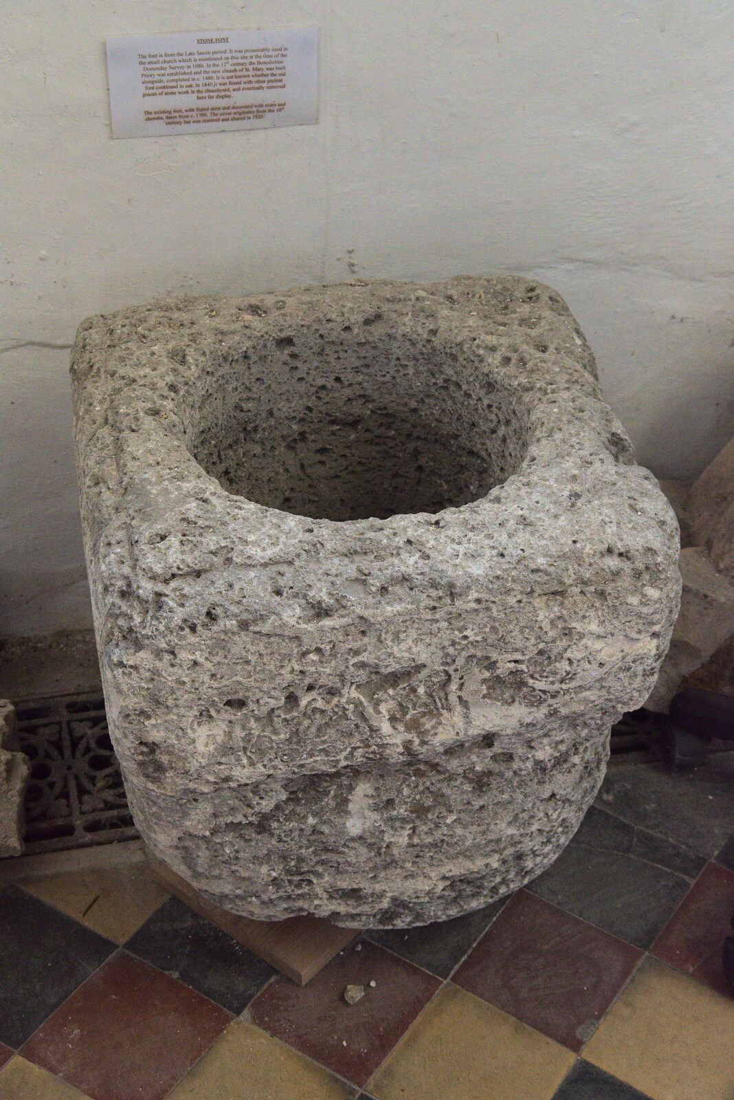 A Postcard from Bungay, Suffolk - 2nd November 2022: An Anglo-Saxon font