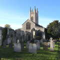 The graveyard and rear view of St. Mary's, A Postcard from Bungay, Suffolk - 2nd November 2022