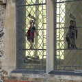 Older stained glass in the Saxon church , A Postcard from Bungay, Suffolk - 2nd November 2022