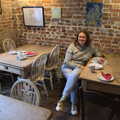 Isobel in Ma Belle Bakery on Cross Street, A Postcard from Bungay, Suffolk - 2nd November 2022
