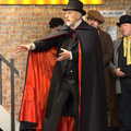 Jack the Ripper in a cape, Palgrave Players do Jack the Ripper, The Village Hall, Botesdale, Suffolk - 4th November 2022
