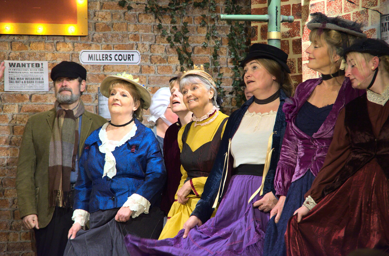 Palgrave Players do Jack the Ripper, The Village Hall, Botesdale, Suffolk - 4th November 2022: More Ladies of the Night