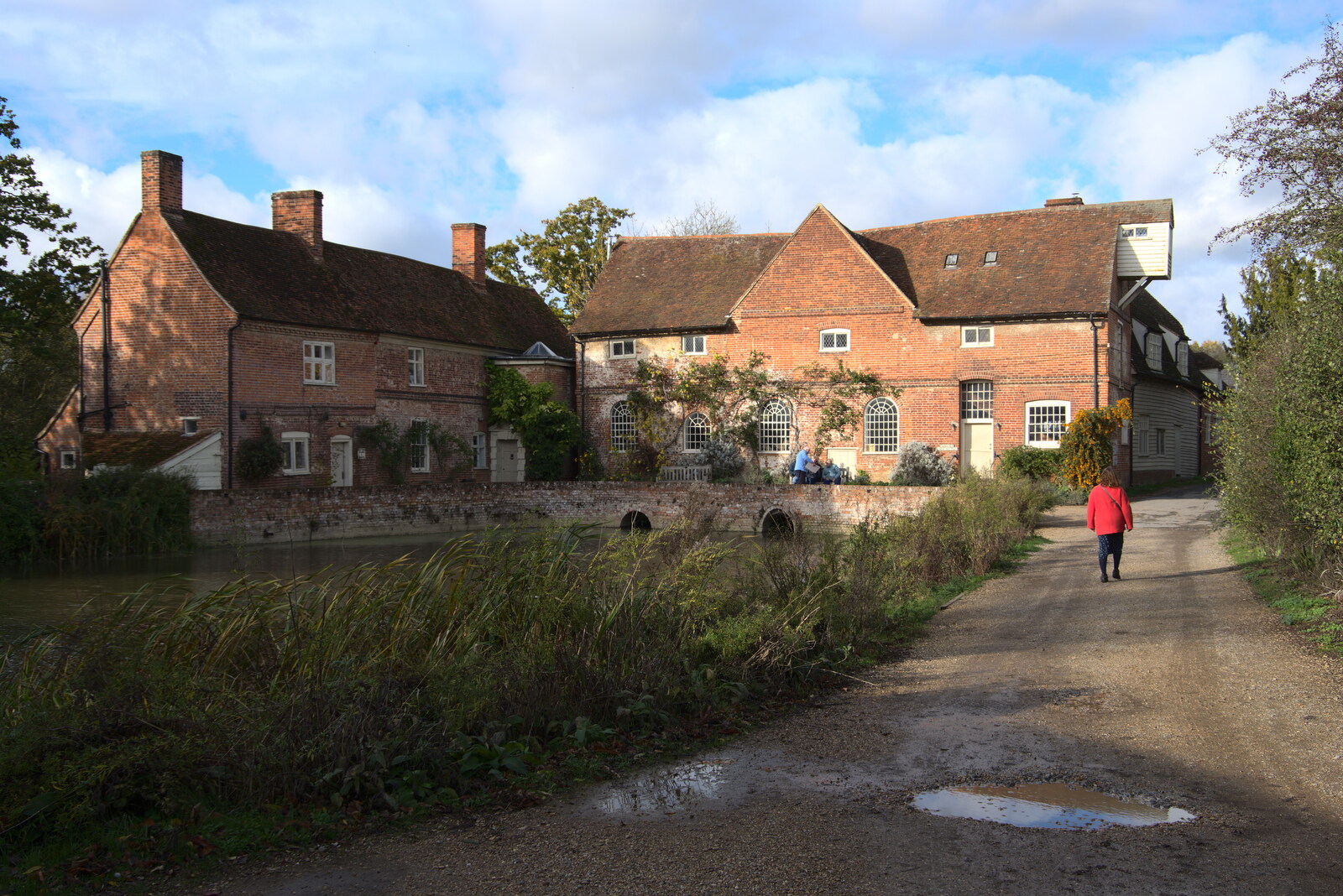 A Postcard from Flatford and Dedham, Suffolk and Essex, 9th November 2022: Flatford Mill 