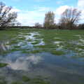 The field on the walk to Dedham is flooded, A Postcard from Flatford and Dedham, Suffolk and Essex, 9th November 2022