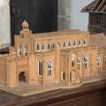 There's a model of the church in the church, A Postcard from Flatford and Dedham, Suffolk and Essex, 9th November 2022