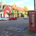 A K6 phonebox on the main street, A Postcard from Flatford and Dedham, Suffolk and Essex, 9th November 2022