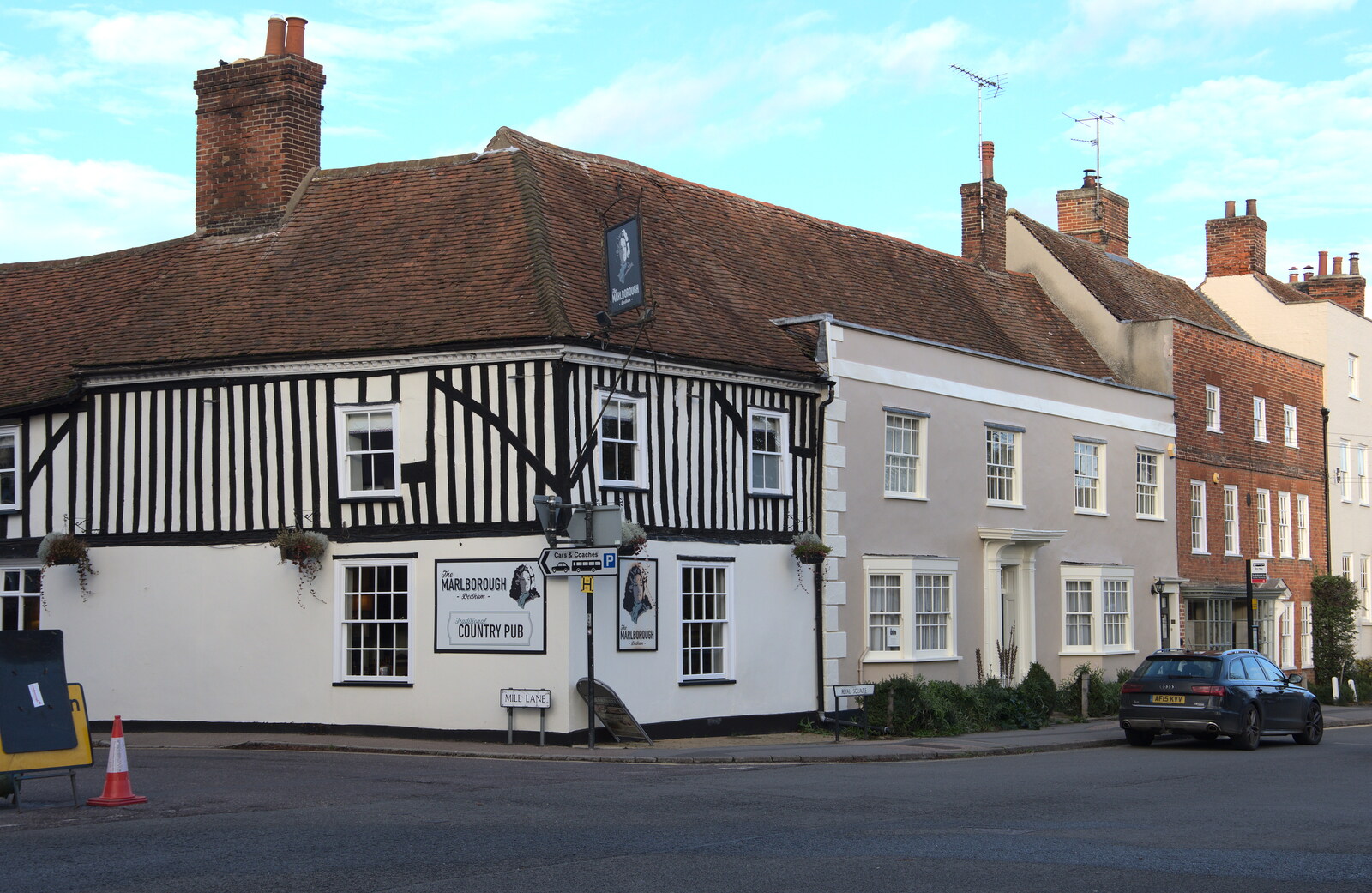 A Postcard from Flatford and Dedham, Suffolk and Essex, 9th November 2022: The Marlborough - our lunch stop
