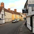 A bit further down the main street, A Postcard from Flatford and Dedham, Suffolk and Essex, 9th November 2022