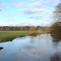 A view over the Stour, looking towards Flatford, A Postcard from Flatford and Dedham, Suffolk and Essex, 9th November 2022