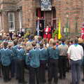 The Mayor of Eye thanks the parade, The Scouts' Remembrance Day Parade, Eye, Suffolk - 13th November 2022