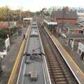 The train to Norwich on Platform 2, Lunch in Norwich and the GSB at Gislingham, Suffolk - 26th November 2022