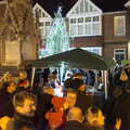 The Christmas tree is lit up, Eye Lights and the GSB at Botesdale, Suffolk - 2nd December 2022