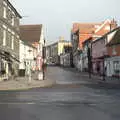 Looking up Bury Street, Dove Players do Aladdin, Eye, Suffolk - 10th December 2022