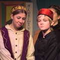 Sophie and Harry do some pouting, Dove Players do Aladdin, Eye, Suffolk - 10th December 2022