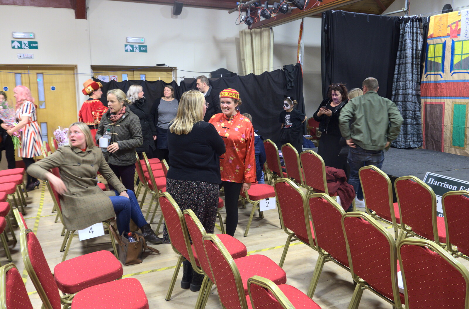 Isobel chats after the panto wraps up from Dove Players do Aladdin, Eye, Suffolk - 10th December 2022