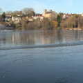 Another view of the frozen Mere, A Shopping Trip to Bury St. Edmunds, Suffolk - 14th December 2022
