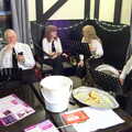 The GSB hang out in the Cherry Tree, The Gislingham Silver Band at Thornham and Yaxley, Suffolk - 19th December 2022