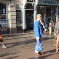 Some sort of 'character' roams around, Christmas Shopping in Norwich, Norfolk - 21st December 2022