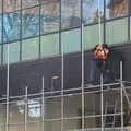 The last remains of Topshop are removed, Christmas Shopping in Norwich, Norfolk - 21st December 2022