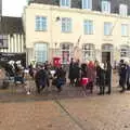 The Salvation Army band plays in the market place, Christmas Day and Other Stuff, Diss, Brome and Norwich - 25th December 2022