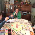 Harry the Tycoon sits back during a Monopoly game , Christmas Day and Other Stuff, Diss, Brome and Norwich - 25th December 2022